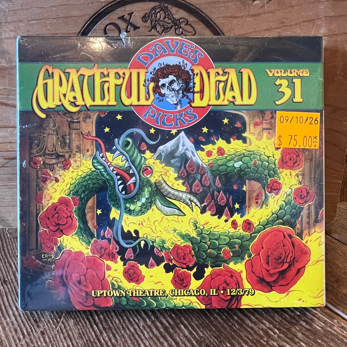 Used CD: Grateful Dead "Dave's Picks, Volume 31 (Uptown Theatre, Chicago, IL 12/3/79)" 3xCD Set (2019 Press - Sealed)