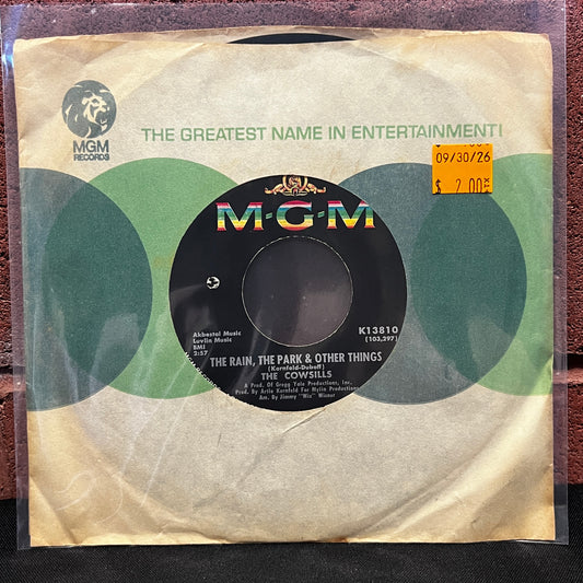 Used Vinyl: Cowsills "The Rain, The Park, and Other Things" 7"