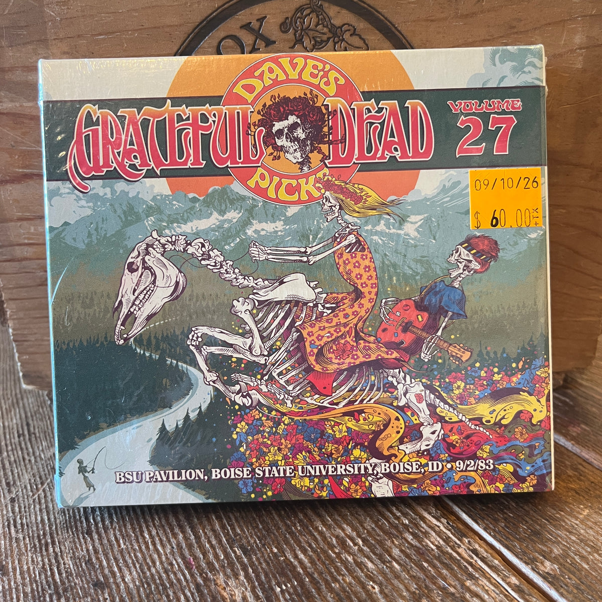 Used CD: Grateful Dead "Dave's Picks, Volume 27 (BSU Pavilion, Boise State University, Boise, ID 9/2/83)" 3xCD Set (2018 Press - Sealed)
