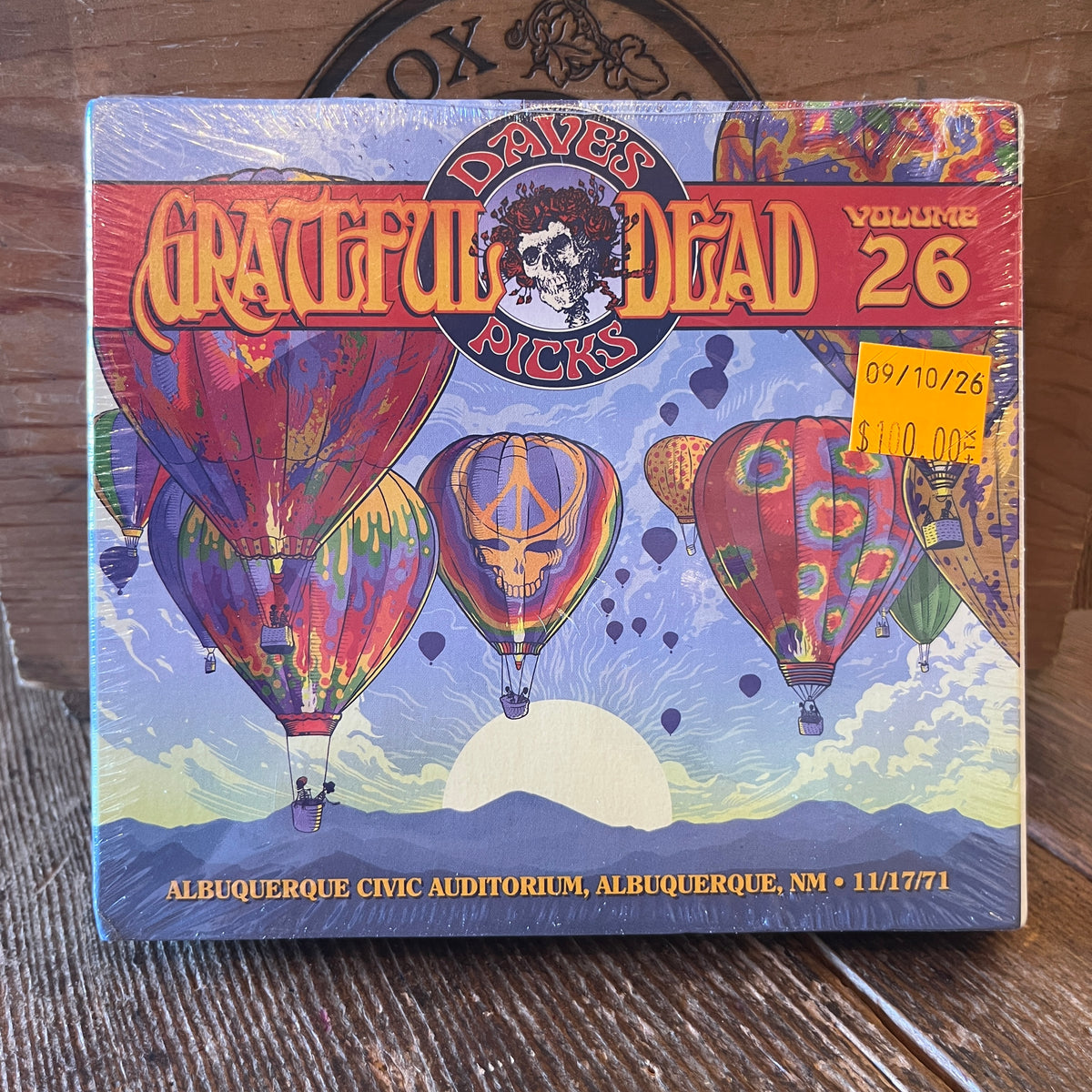 Used CD: Grateful Dead "Dave's Picks, Volume 26 (Albuquerque Civic Auditorium, Albuquerque, NM 11/17/71) / Dave's Picks 2018 Bonus Disc" 3xCD Set (2018 Press - Sealed)