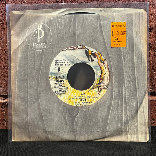 Used Vinyl: Sand "She" 7" (DJ Promo copy)