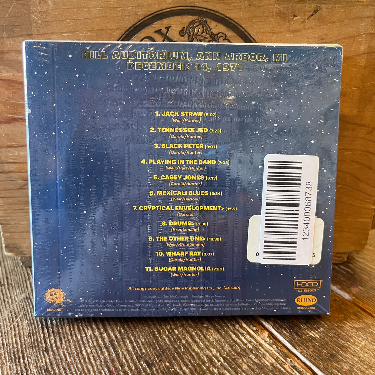 Used CD: Grateful Dead "Dave's Picks, Volume 26 (Albuquerque Civic Auditorium, Albuquerque, NM 11/17/71) / Dave's Picks 2018 Bonus Disc" 3xCD Set (2018 Press - Sealed)