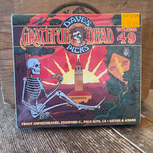 Used CD: Grateful Dead "Dave's Picks, Volume 49 (Frost Amphitheatre, Stanford U., Palo Alto, CA 4/27/85 & 4/28/85)" 4xCD Set (2024 Press - Sealed)
