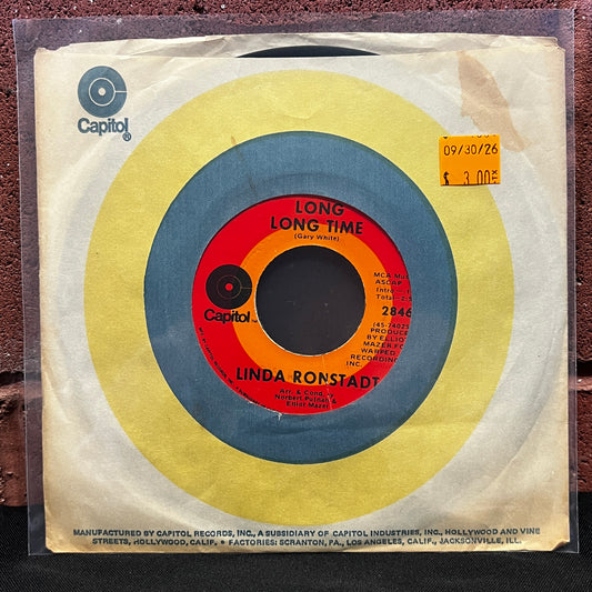 Used Vinyl: Linda Rondstadt "Long Long Time / Nobodys" 7"