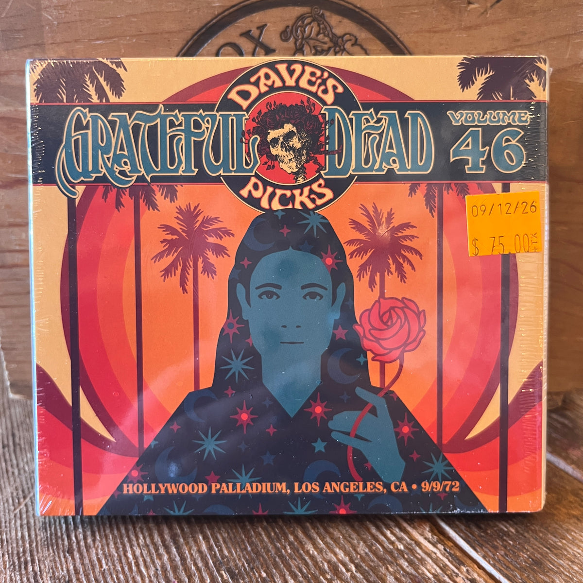 Used CD: Grateful Dead "Dave's Picks, Volume 46 (Hollywood Palladium, Los Angeles, CA 9/9/72) / Dave's Picks 2023 Bonus Disc" 4xCD Set (2023 Press - Sealed)