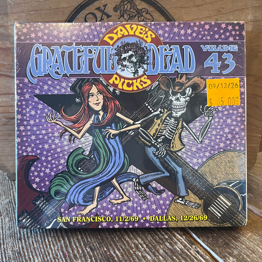 Used CD: Grateful Dead "Dave's Picks, Volume 43 (San Francisco, 11/2/69 Dallas, 12/26/69)" 3xCD Set (2022 Press - Sealed)