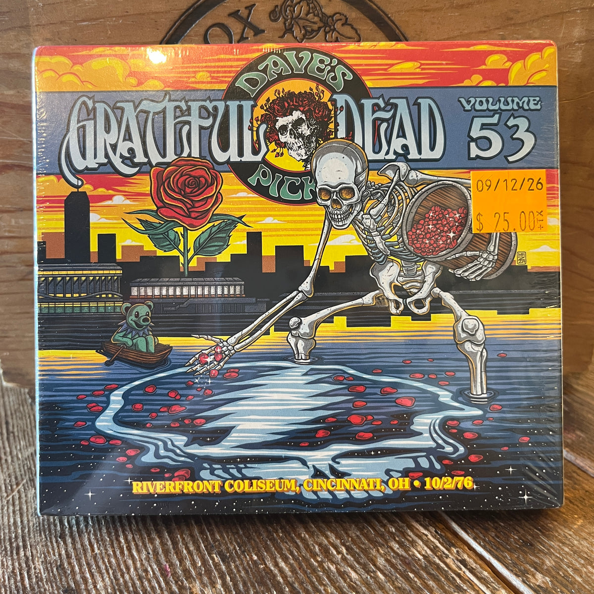 Used CD: Grateful Dead "Dave's Picks, Volume 53 (Riverfront Coliseum, Cincinnati, OH 10/2/76)" 3xCD Set (2025 Press - Sealed)
