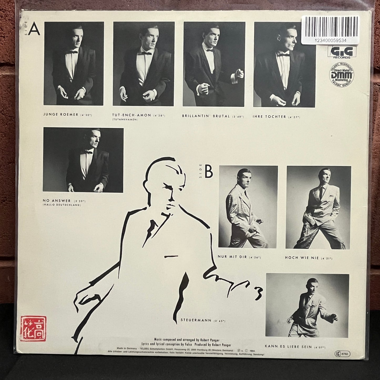 Used Vinyl: Falco ‎"Junge Roemer" (1984 German Press)