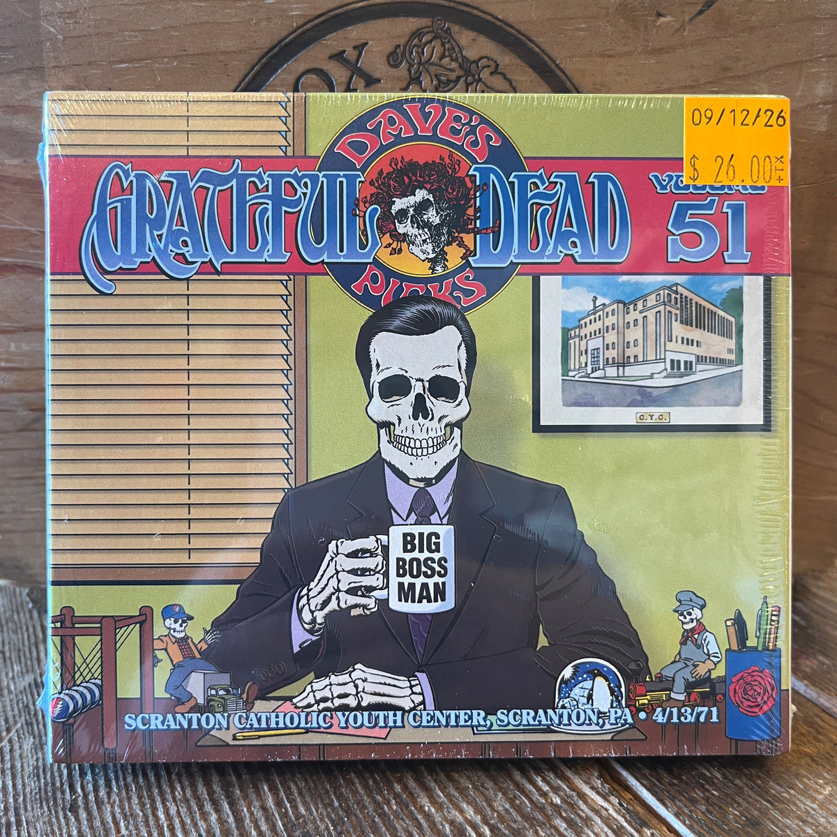 Used CD: Grateful Dead "Dave's Picks, Volume 51 (Scranton Catholic Youth Center, Scranton, PA 4/13/71)" 3xCD Set (2024 Press - Sealed)