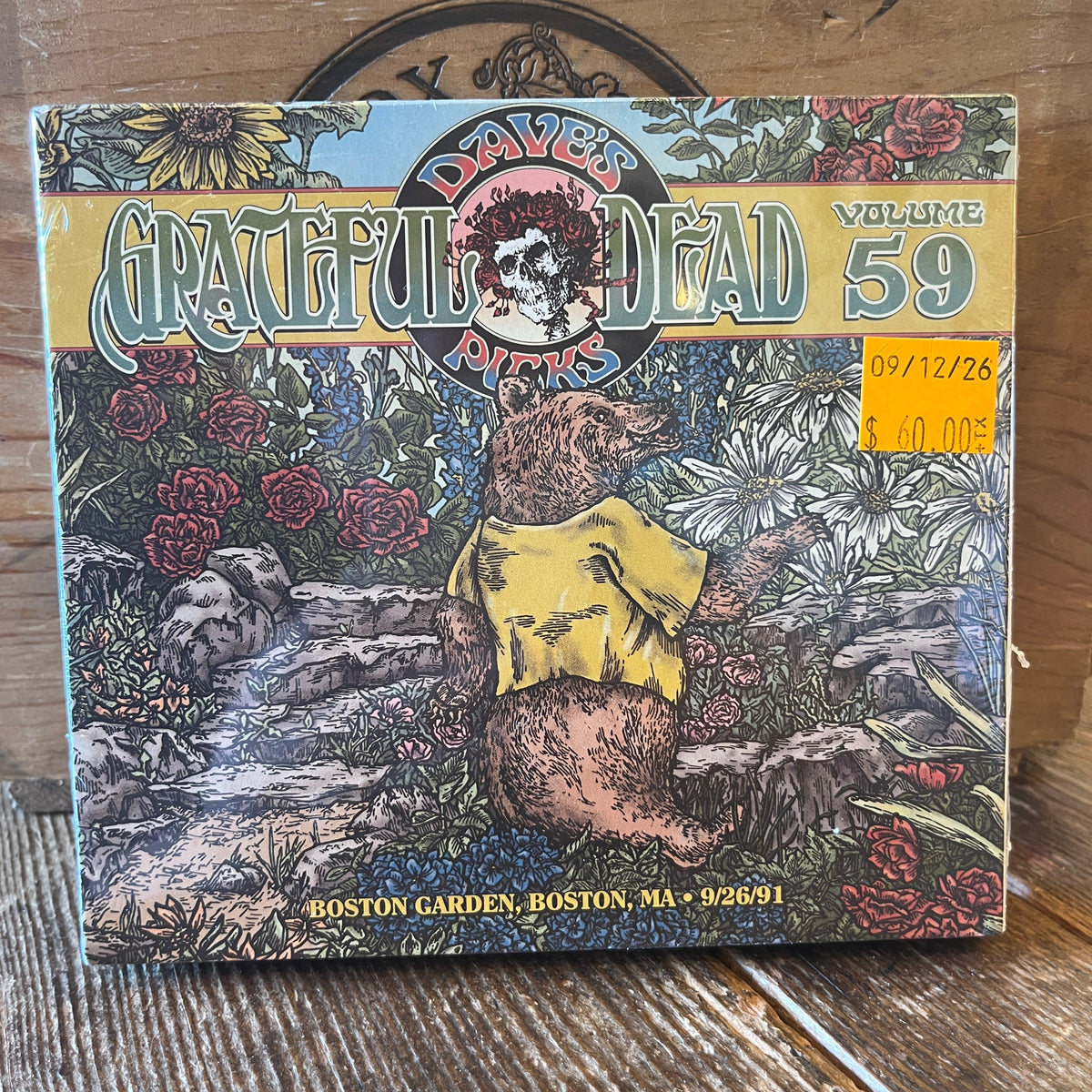 Used CD: Grateful Dead "Dave's Picks, Volume 59 (Boston Garden, Boston, MA 9/26/91)" 3xCD Set (2026 Press - Sealed)