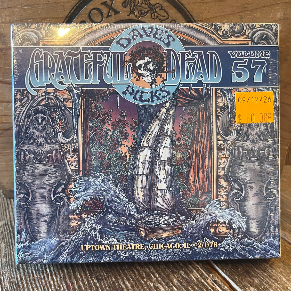Used CD: Grateful Dead "Dave's Picks, Volume 57 (Uptown Theatre, Chicago, IL 2/1/78)" 3xCD Set (2026 Press - Sealed)