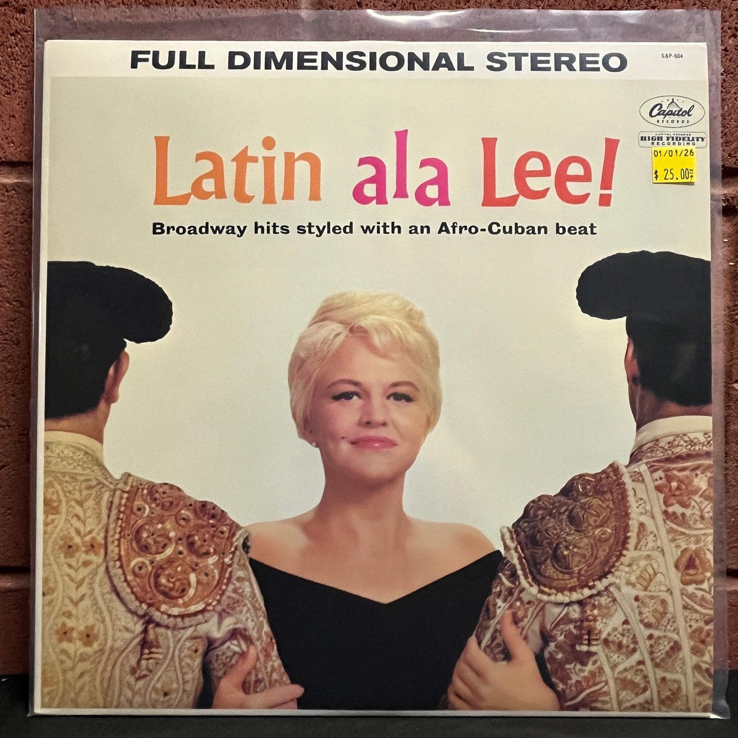 Used Vinyl: Peggy Lee "Latin ala Lee!" LP (2003 180g - Numbered Press)
