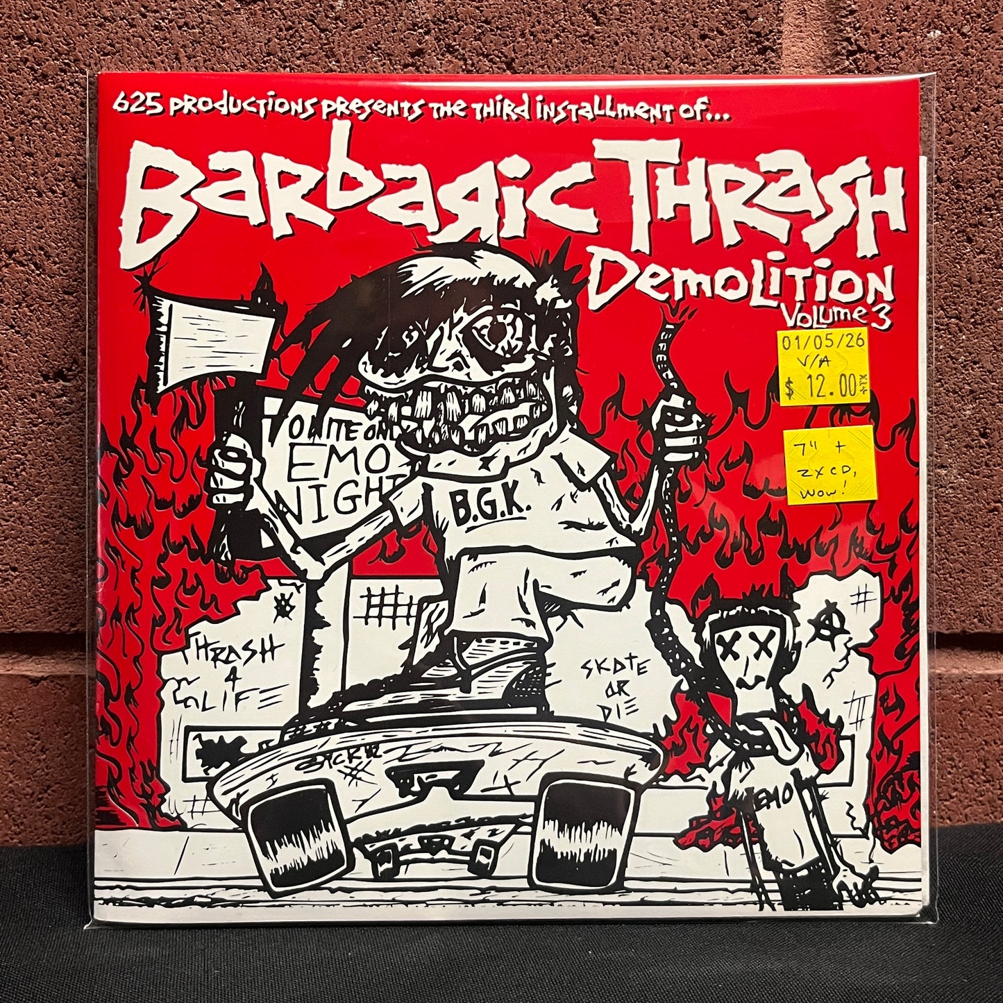 Used Vinyl: Various Artists "Barbaric Thrash Demolition Volume 3" 7" + 2xCD