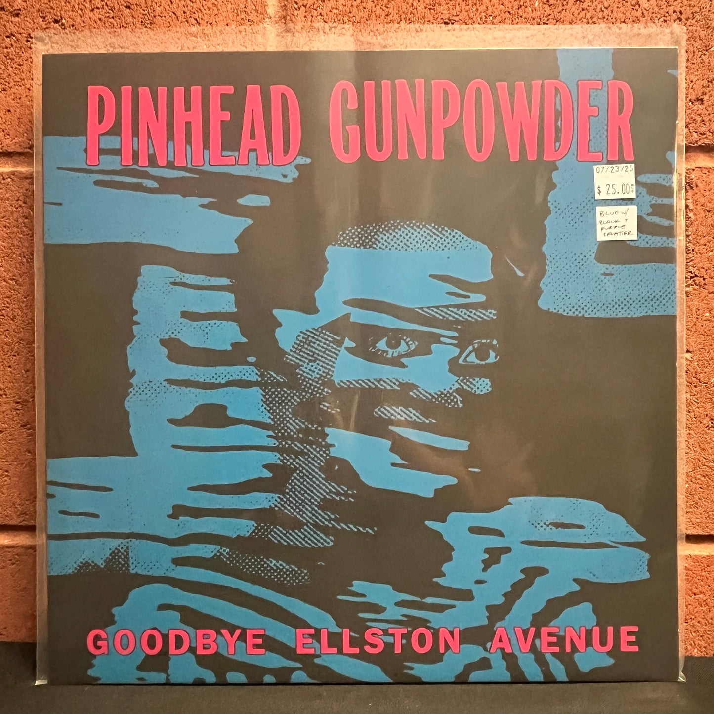 Used Vinyl: Pinhead Gunpowder "Goodbye Ellston Avenue" LP (Blue with Black and Purple Splatter vinyl)