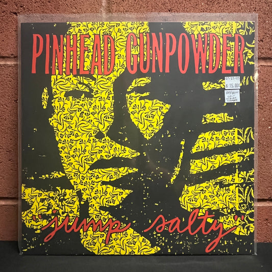 Used Vinyl: Pinhead Gunpowder "Jump Salty" LP (Half Red/Half Yellow, with Black splatter)