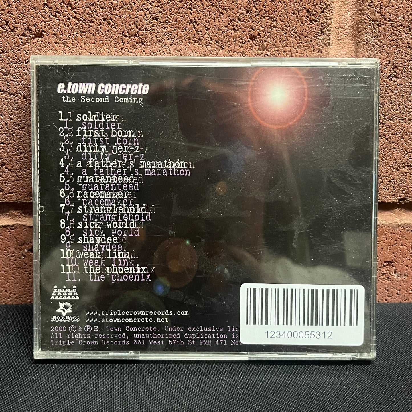 Used CD: E. Town Concrete "The Second Coming" CD