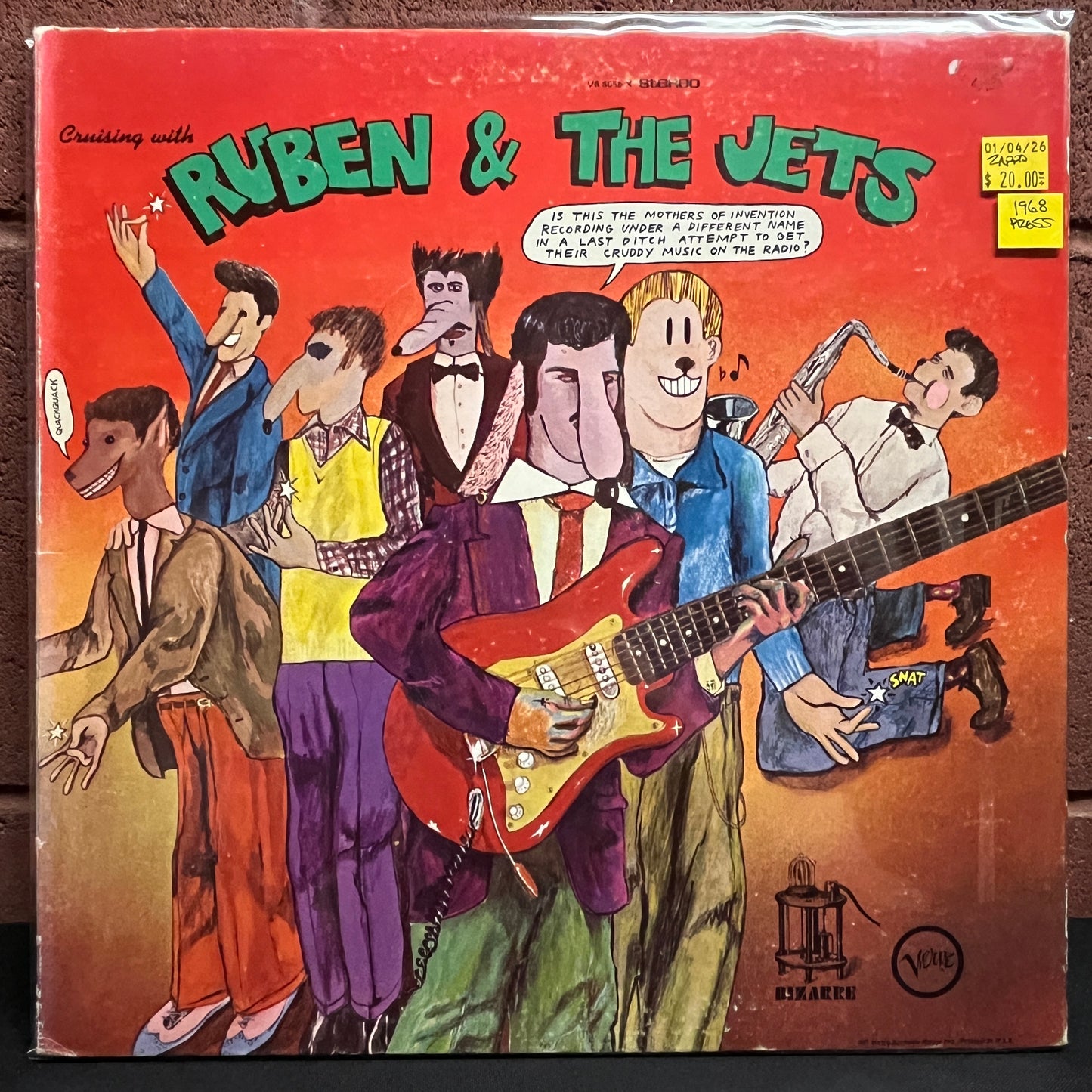 Used Vinyl: The Mothers Of Invention "Cruising With Ruben & The Jets" LP (1968 Press)