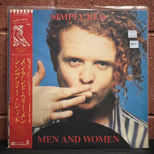 Used Vinyl: Simply Red "Men And Women" LP (Japanese Press, Promo)