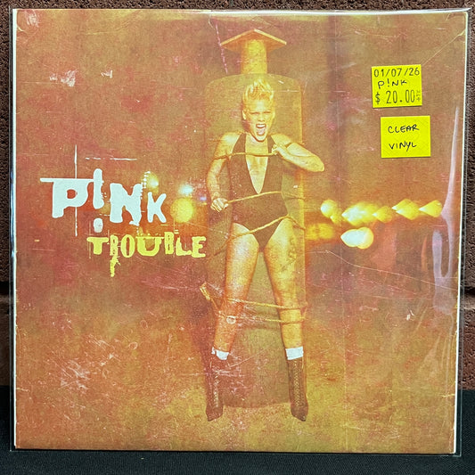 Used Vinyl: Pink (P!NK) "Trouble" 7" (Clear vinyl, UK pressing)
