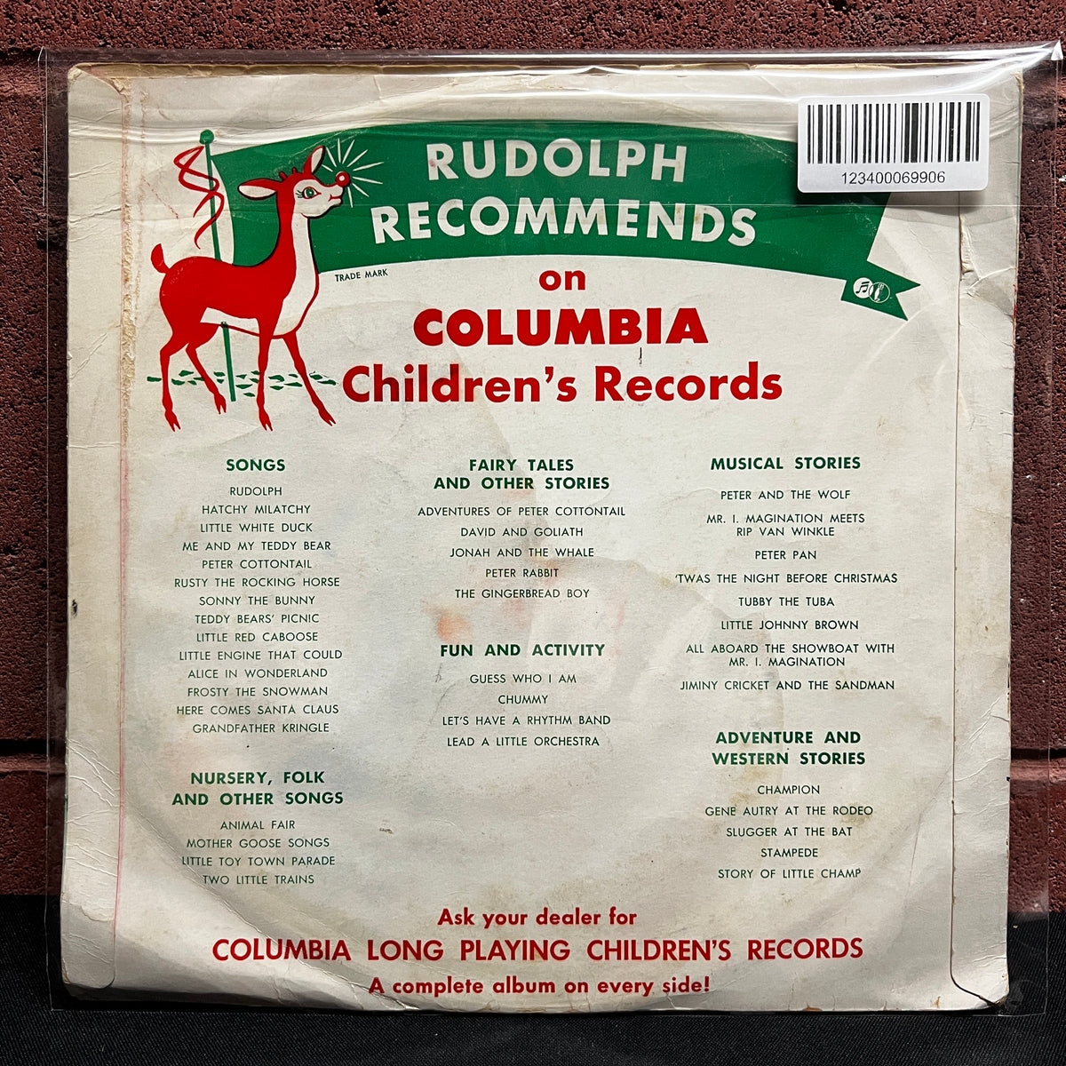 Used Vinyl: Burl Ives, Percy Faith Orchestra "Grandfather Kringle and the Twelve Days of Christmas" 10" (1951 pressing 78rpm)