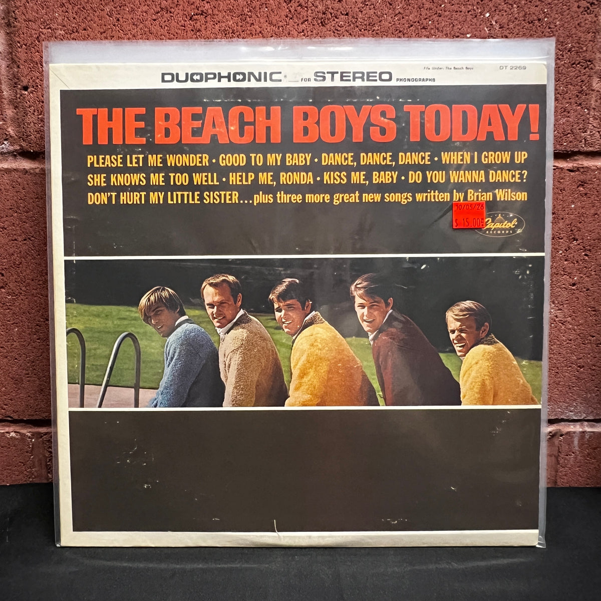 Used Vinyl: Beach Boys "The Beach Boys Today!" LP (1965 Duophonic pressing)
