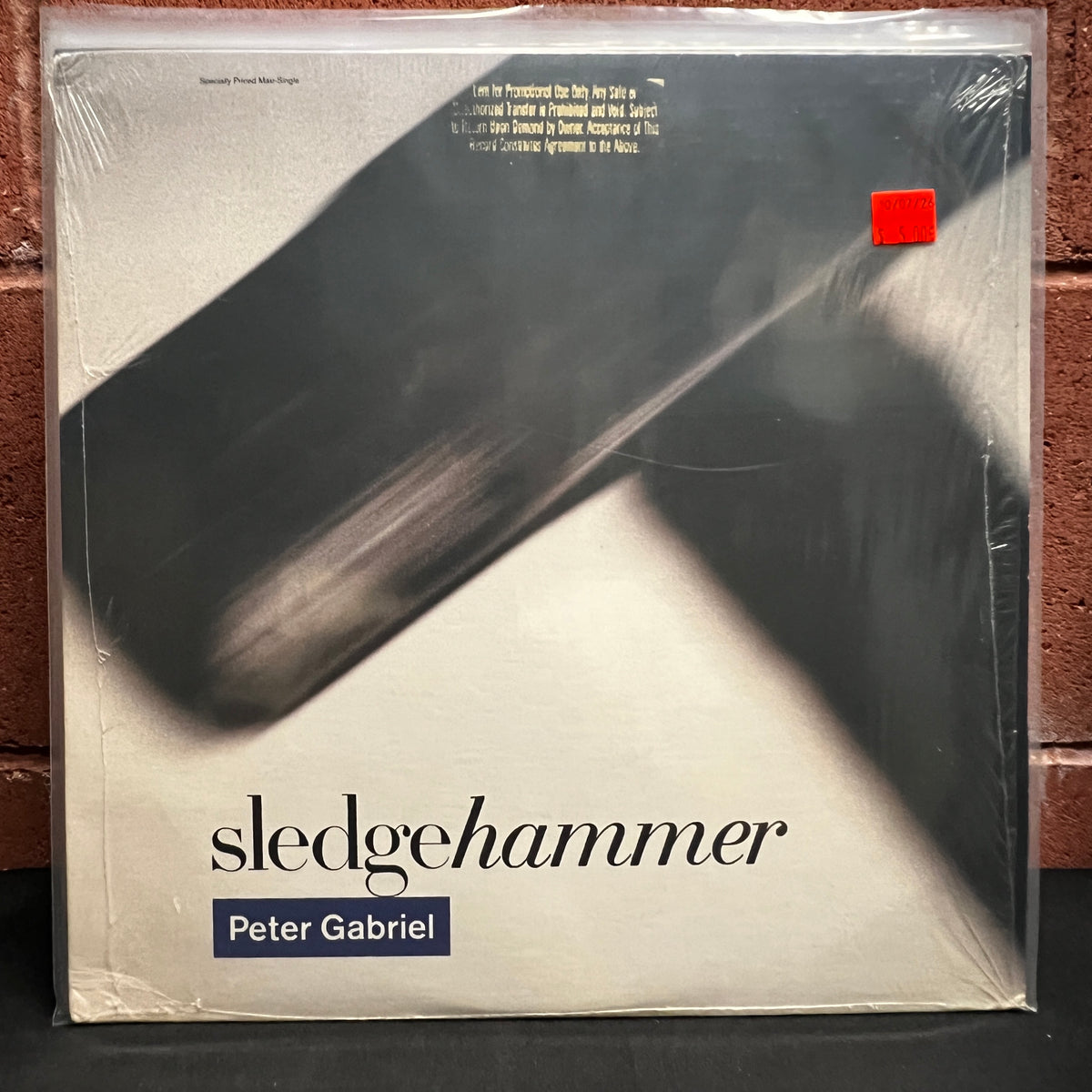 Used Vinyl: Peter Gabriel "Sledgehammer" 12" Single