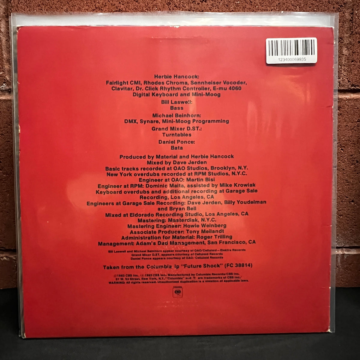 Used Vinyl: Herbie Hancock "Rockit" 12" Single