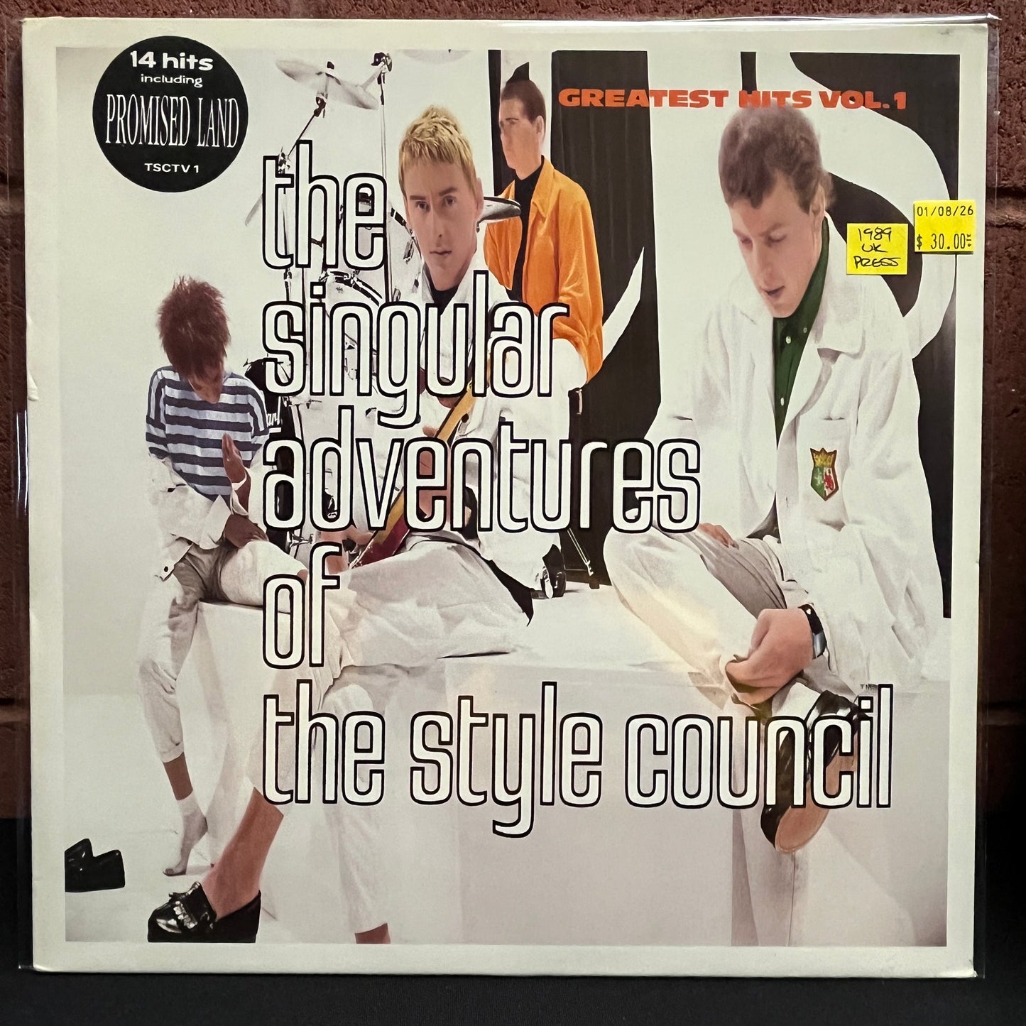 Used Vinyl: The Style Council ‎"The Singular Adventures Of...(Greatest Hits Vol.1)" LP (1989 UK Press)