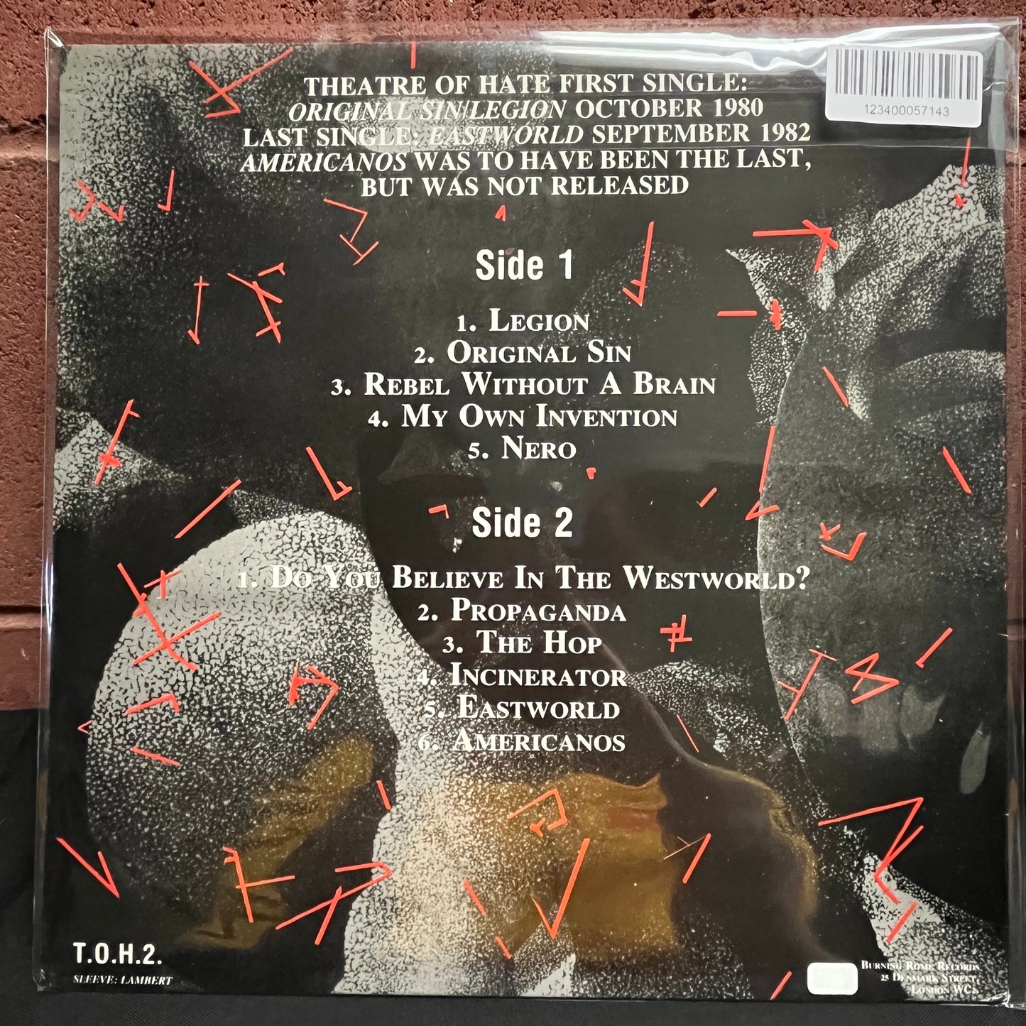 Used Vinyl: Theatre Of Hate "Revolution" LP (1984 UK Press)