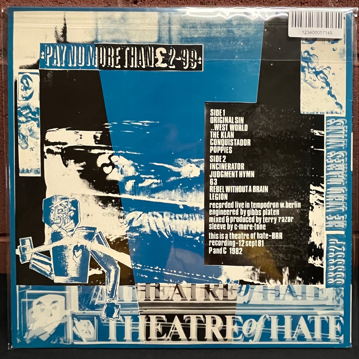 Used Vinyl: Theatre Of Hate "He Who Dares Wins (Live LP - You Have A Choice)" LP (1982 UK Press)