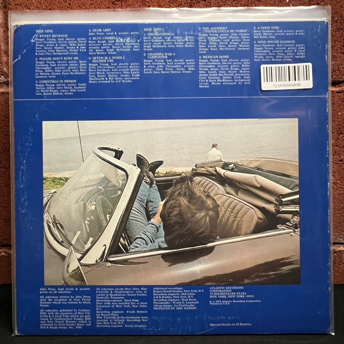 Used Vinyl: John Prine "Sweet Revenge" LP (1973 US pressing)
