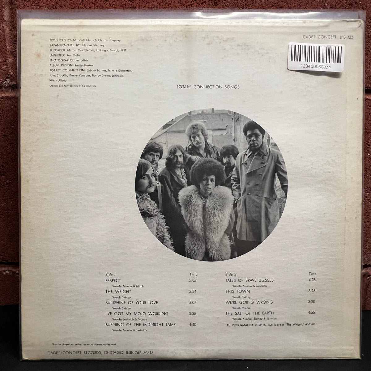 Used Vinyl: Rotary Connection "Songs" LP (1969 Monarch pressing)