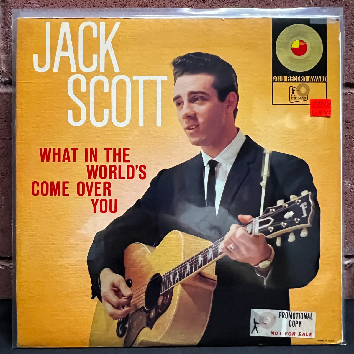 Used Vinyl: Jack Scott "What In The World's Come Over You" LP (Promo copy, mono)