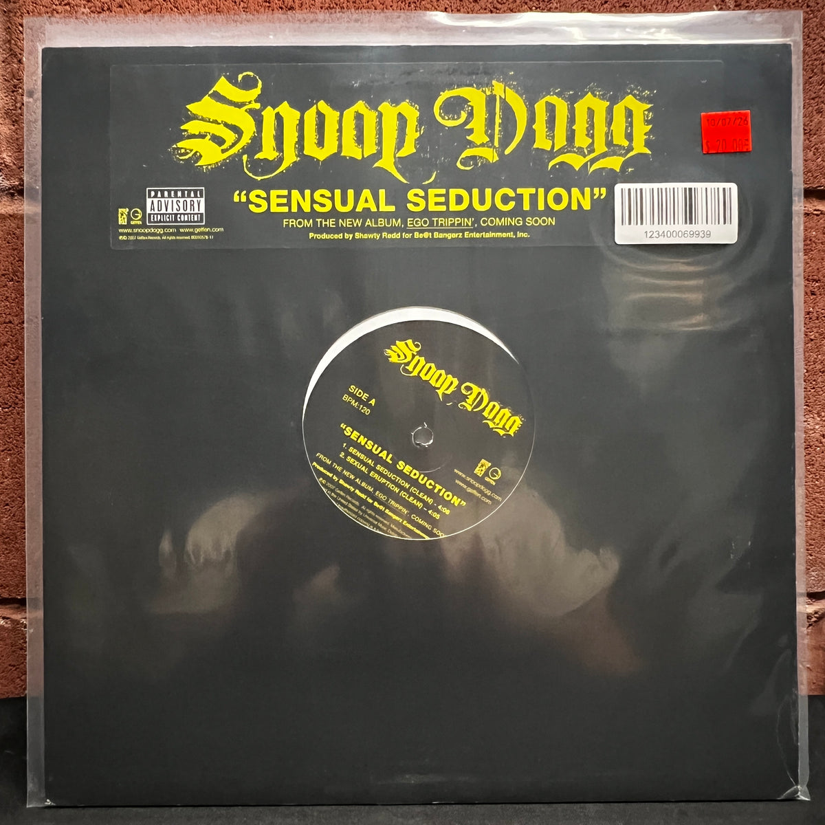 Used Vinyl: Snoop Dogg "Sensual Seduction" 12" Single
