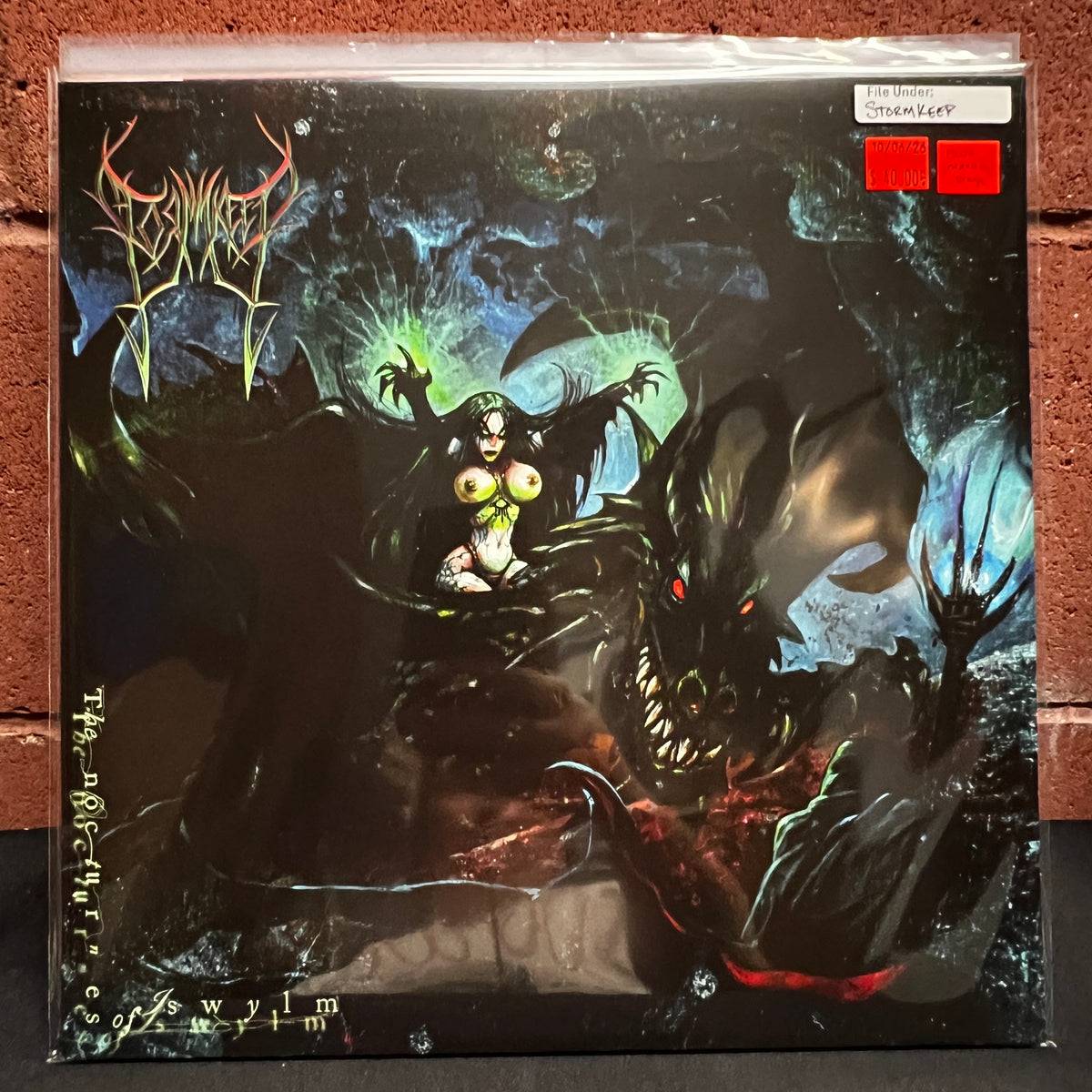 Used Vinyl: Stormkeep "The Nocturnes Of Iswylm" LP (Blue Marbled vinyl)