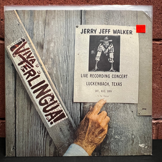 Used Vinyl: Jerry Jeff Walker "Viva Terlingua" LP (1973 pressing)