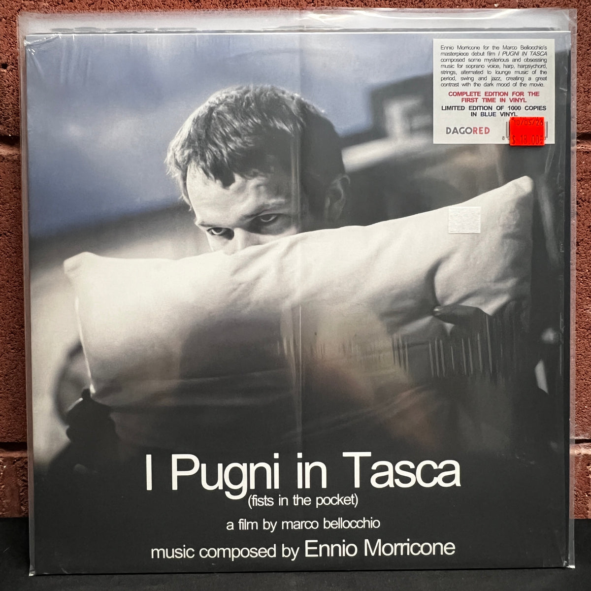 Used Vinyl: Ennio Morricone "I Pugni In Tasca (Fists In The Pocket) - Original Soundtrack" LP (Blue vinyl)