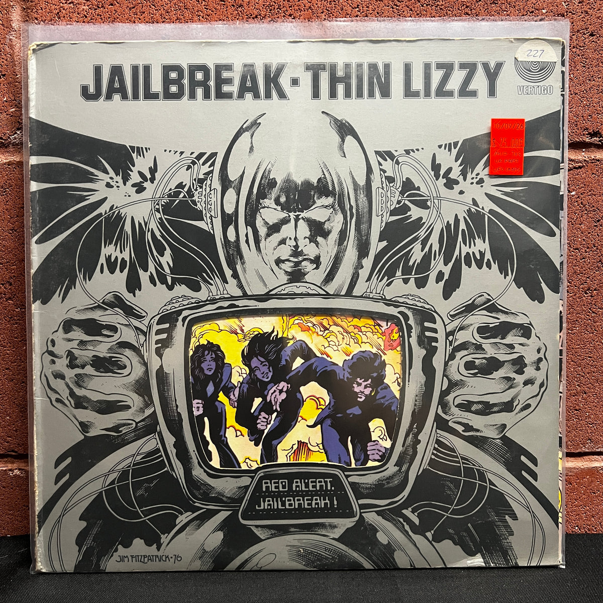 Used Vinyl: Thin Lizzy "Jailbreak" LP (70's UK pressing, UFO labels)