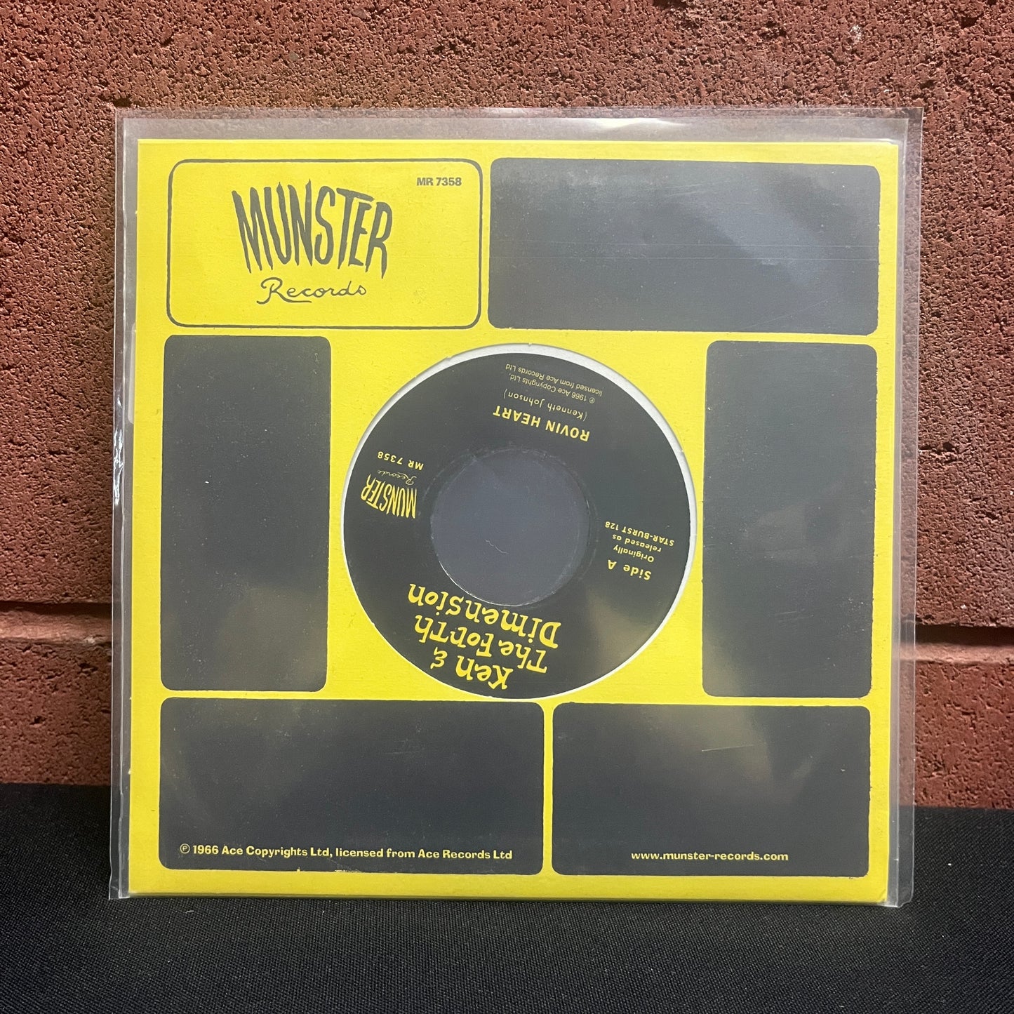 Used Vinyl: Ken & The Forth Dimension "Rovin Heart / See If I Care" 7" (2023 Spanish Press)