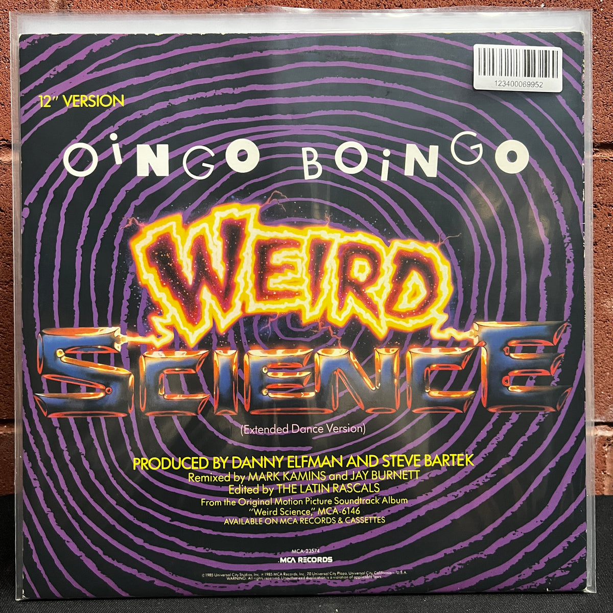 Used Vinyl: Oingo Boingo "Weird Science (Extended Dance Version)" 12" Single