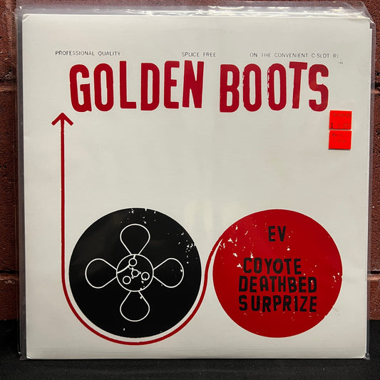 Used Vinyl: Golden Boots "EV / Coyote Deathbed Surprise" LP (Blue vinyl)