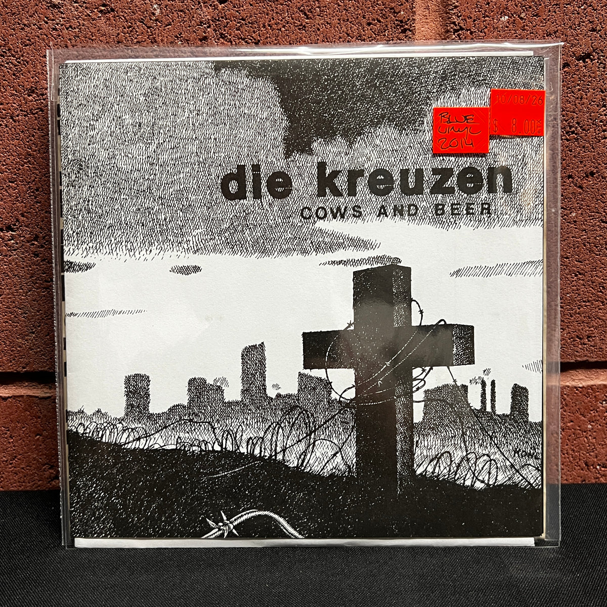 Used Vinyl: Die Kreuzen "Cows And Beer" 7" (2014 Press - Blue Vinyl)