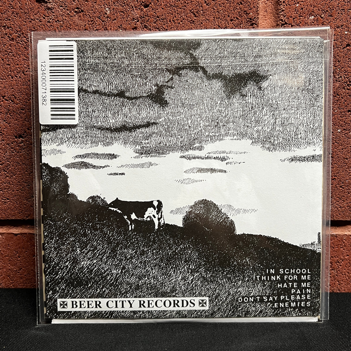 Used Vinyl: Die Kreuzen "Cows And Beer" 7" (2014 Press - Blue Vinyl)