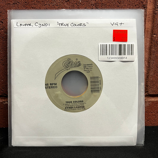 Used Vinyl: Cyndi Lauper "True Colors" 7"