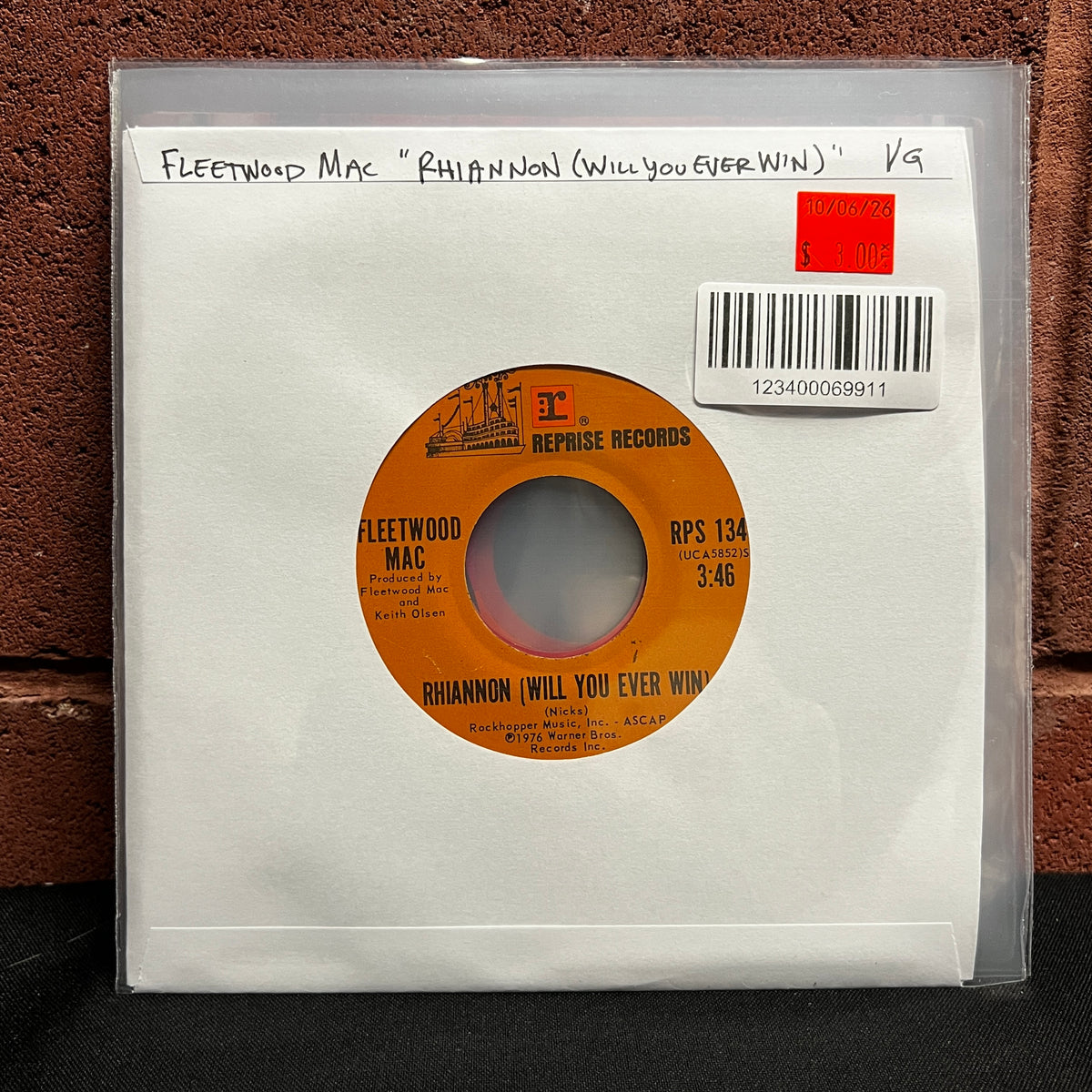 Used Vinyl: Fleetwood Mac "Rhiannon (Will You Ever Win)" 7"