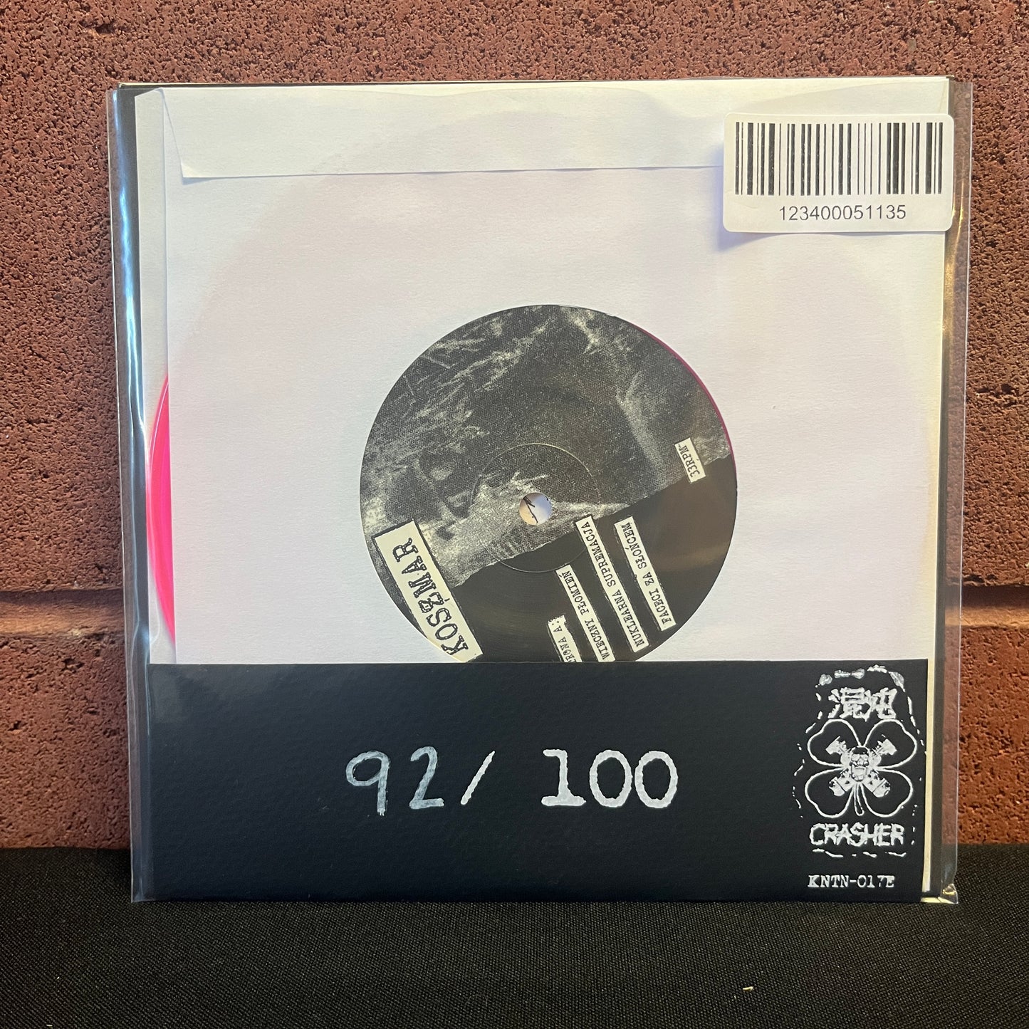 Used Vinyl: Koszmar "Nuklearna Supremacja EP" 7" (Pink Vinyl)