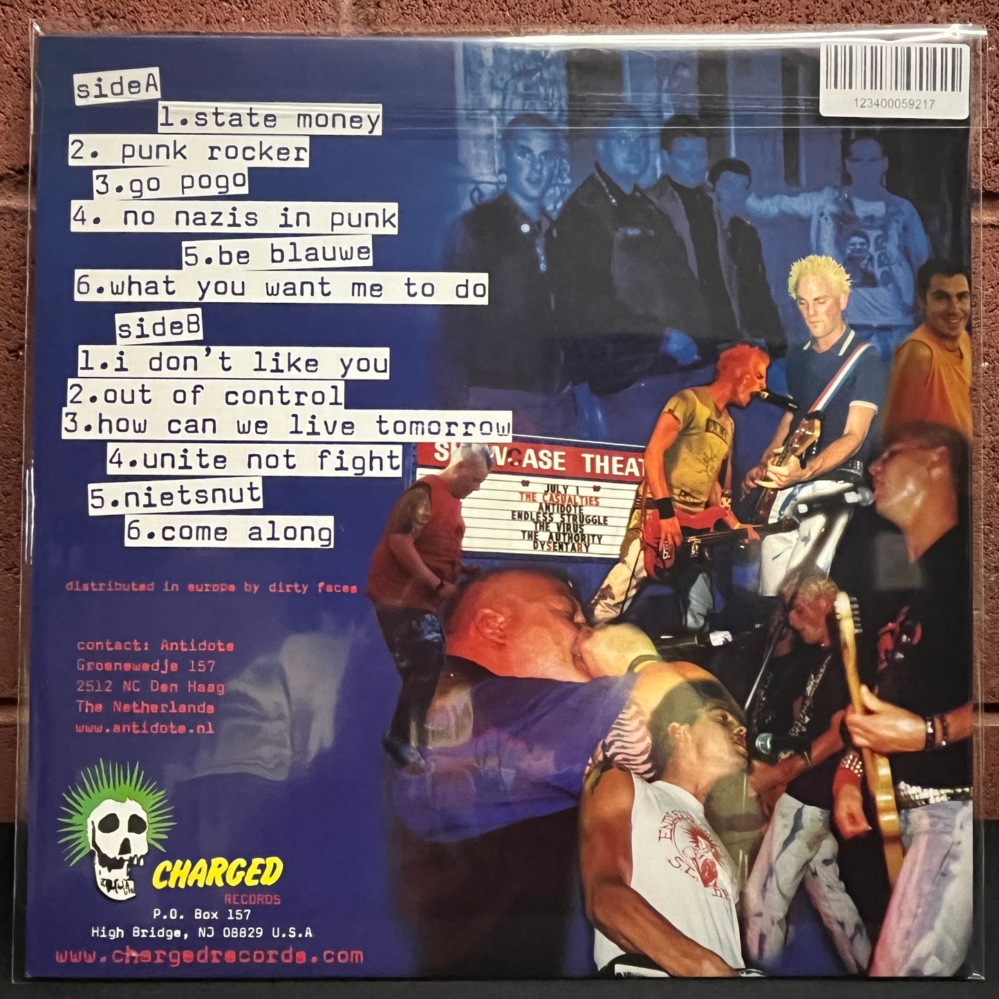 Used Vinyl: Antidote "...Go Pogo" LP (2000 Press - Clear w/Color Smoke Vinyl)