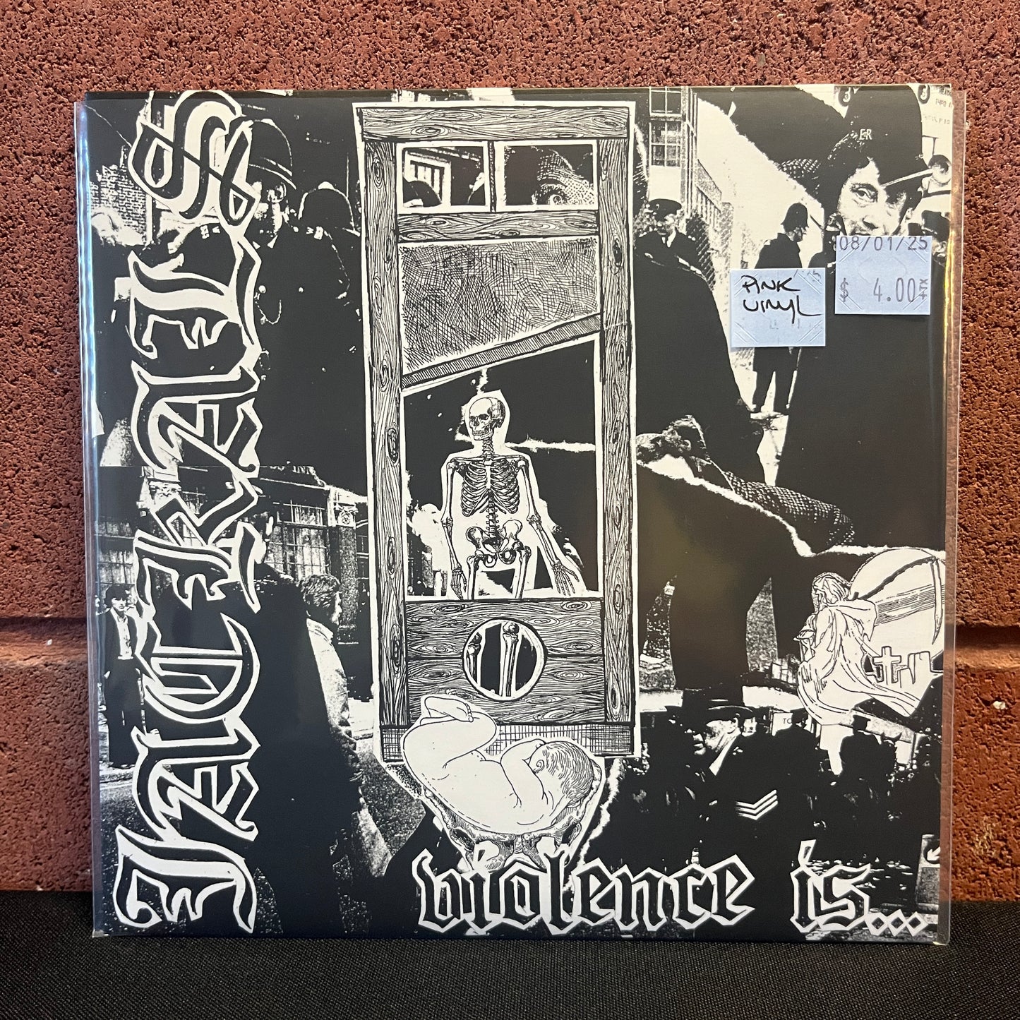 Used Vinyl: Jackals "Violence Is..." 7" (Pink Vinyl)