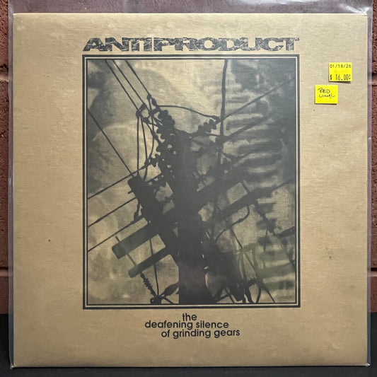 Used Vinyl: Antiproduct "The Deafening Silence Of Grinding Gears" LP (1999 Press -Red Vinyl)