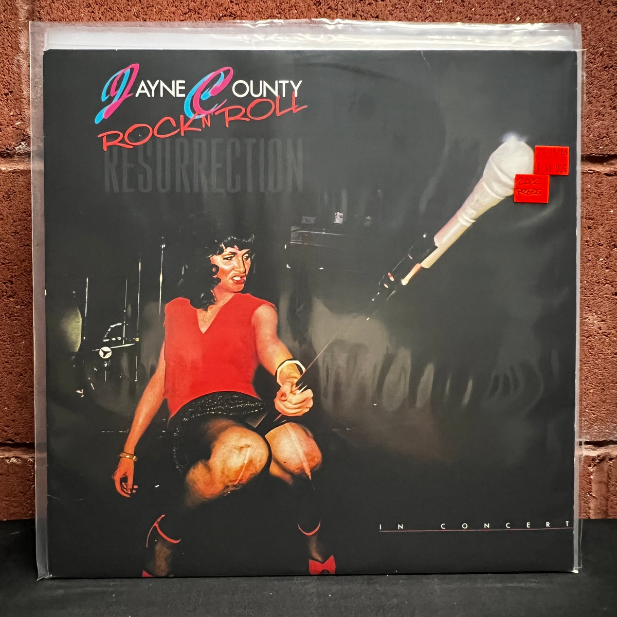 Used Vinyl: Jayne County ‎"Rock 'n' Roll Resurrection (In Concert)" LP (2022 Press)